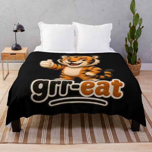 Item preview, Grr Eat Funny Tiger Pun designed and sold by IGLCreative.