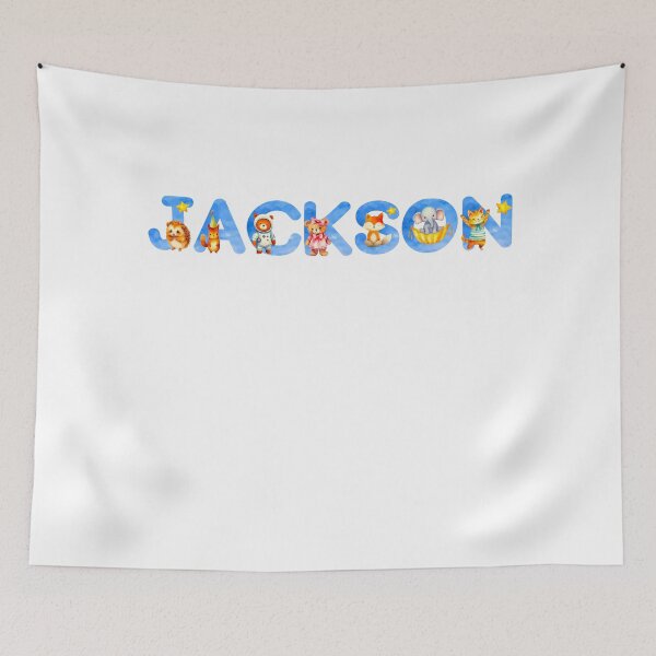 Item preview, DREAMLIT NAMES COLLECTION – ✨ JACKSON✨ – Cute Storybook Dream Animals designed and sold by WheelieGdArt.