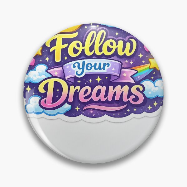 Item preview, Follow Your Dreams Cute Aesthetic Sticker designed and sold by Designvexo.