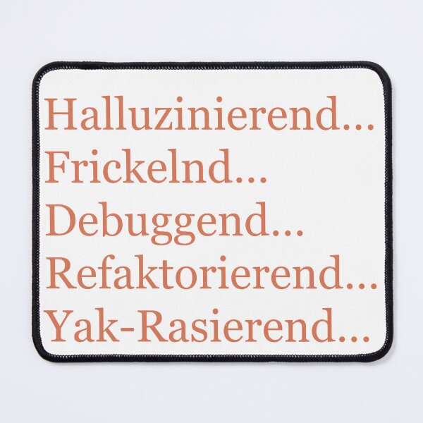 Item preview, German Claude verbs STICKER V2 designed and sold by WandaVanning.