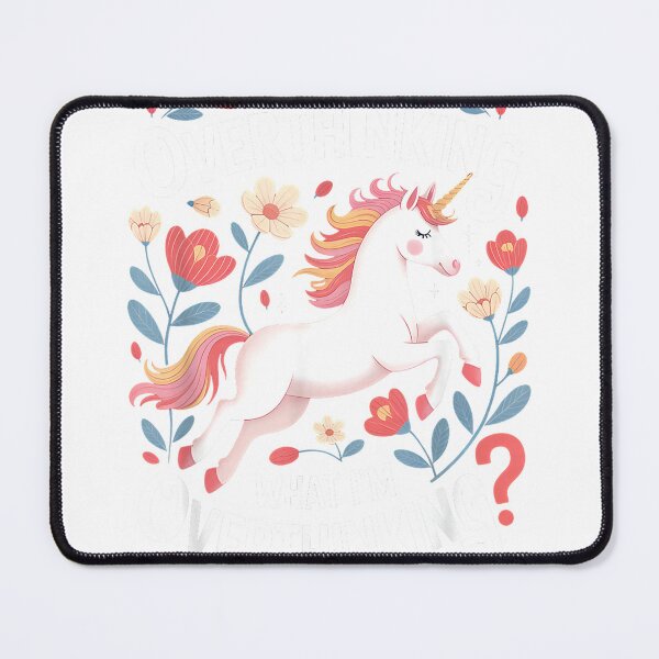 Item preview, Are You Overthinking Unicorn Anxiety Shirt T-Shirt designed and sold by KTY-NUSS.
