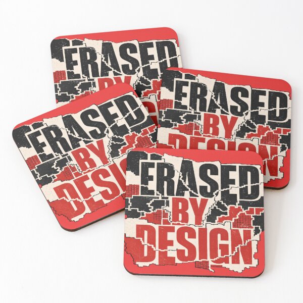 Item preview, Erased by Design Political Map designed and sold by elSantiago.