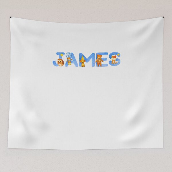 Item preview, DREAMLIT NAMES COLLECTION – ✨ JAMES ✨ – Cute Storybook Dream Animals designed and sold by WheelieGdArt.