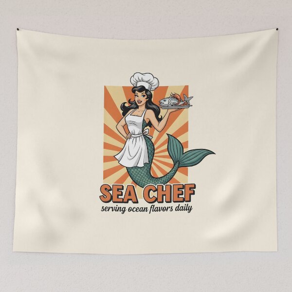 Item preview, Sea Chef – Serving Ocean Flavors Daily designed and sold by Sea Gem.