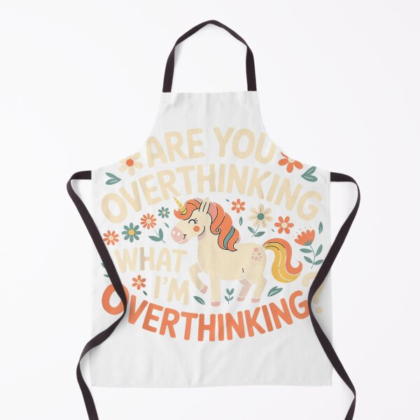 Item preview, are You Overthinking What I'm Over Thinking Horse Unicorn T-Shirt designed and sold by gidget-gadget.
