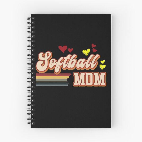 Item preview, Retro Softball Mom Hearts Tee designed and sold by LashondaGreen89.