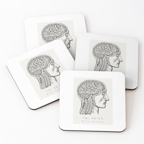 Item preview, The Brain Vintage Anatomical/Medical Art designed and sold by GhostlyWorld.