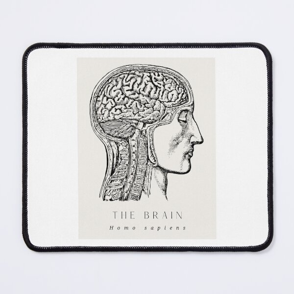 Item preview, The Brain Vintage Anatomical/Medical Art designed and sold by GhostlyWorld.