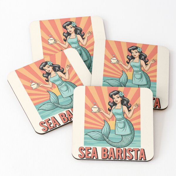 Item preview, Sea Barista – Brewing Good Tides designed and sold by Sea Gem.