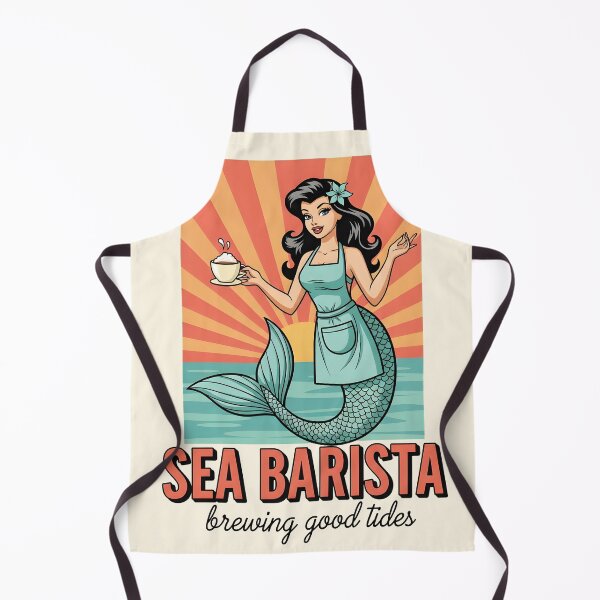 Item preview, Sea Barista – Brewing Good Tides designed and sold by Sea Gem.