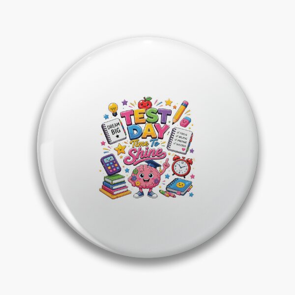 Item preview, Test Day Time to Shine Funny Teacher Student School Exam Design designed and sold by kiralynstration.