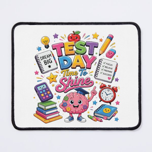 Item preview, Test Day Time to Shine Funny Teacher Student School Exam Design designed and sold by kiralynstration.