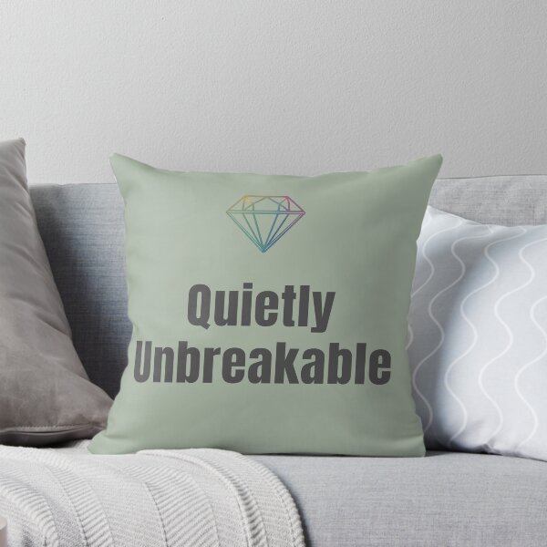 Item preview, Quietly Unbreakable – Strength Quote Minimalist Design designed and sold by AmoebaPress.