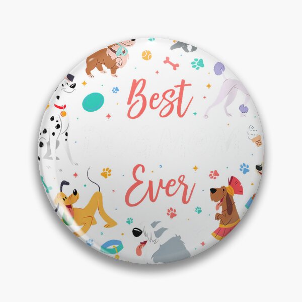Item preview, Disney Pet Parent Mother’s Day Disney Dogs Best Dog Mom Ever T-Shirt designed and sold by KTY-NUSS.