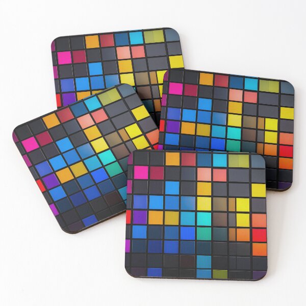 Item preview, Dark Pixel Matrix Color Composition designed and sold by NizuCaCi.