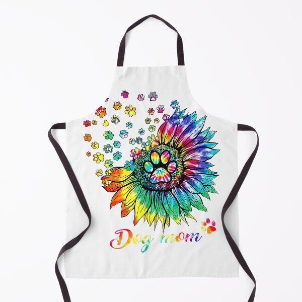 Artikelvorschau, Hundemama-Spiral-Hundepfoten-Print-Tie-Dye-T-Shirt für Hippie-Hundeliebhaber (Herren/Damen) entworfen und verkauft von KTY-NUSS.