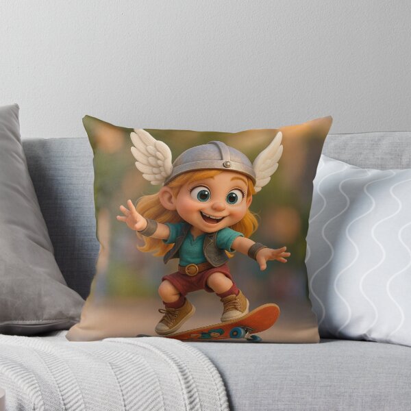 Item preview, Skater Valkyrie Girl designed and sold by Sillytoe.