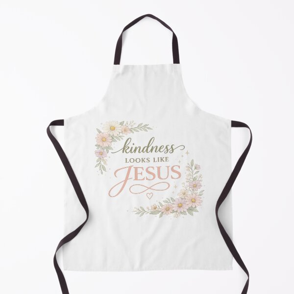 Item preview, Kindness Looks Like Jesus – Floral Christian Faith Design designed and sold by SoulThread Studio.