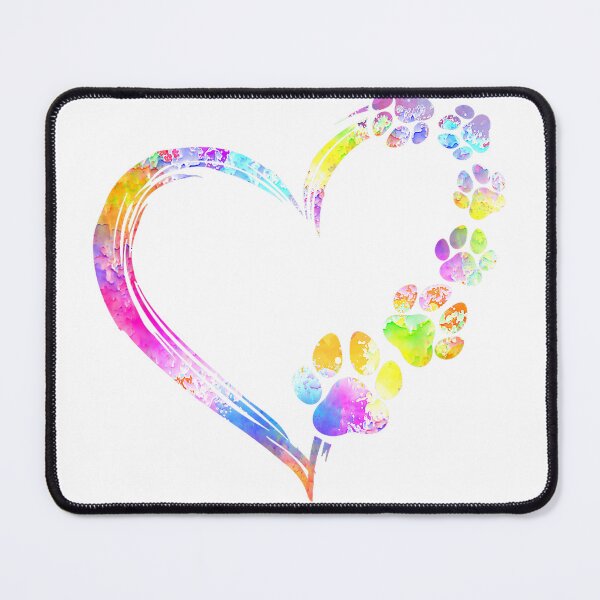 Item preview, Dog Mom Dad Puppy Love Dogs Paw Print Heart Tie Dye Design T-Shirt designed and sold by gidget-gadget.