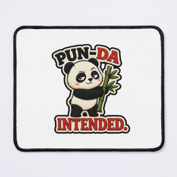 Item preview, Pun Da Intended Funny Panda Pun designed and sold by IGLCreative.