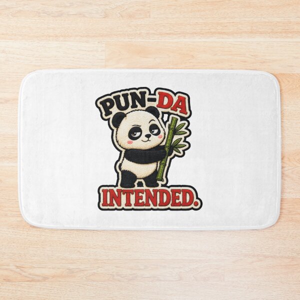 Item preview, Pun Da Intended Funny Panda Pun designed and sold by IGLCreative.