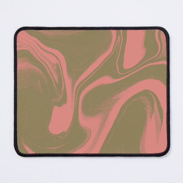 Item preview, Terracotta and Dusty Rose Abstract Fluid Marble designed and sold by CaramelCo.
