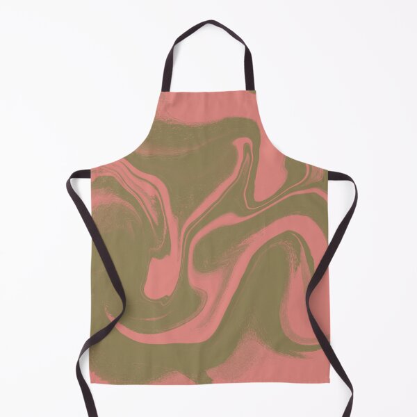 Item preview, Terracotta and Dusty Rose Abstract Fluid Marble designed and sold by CaramelCo.