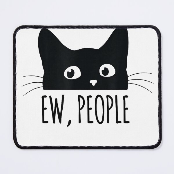 Item preview, Ew People Introvert Cat Lover Funny Crazy Cat Lady T-Shirt designed and sold by KTY-NUSS.