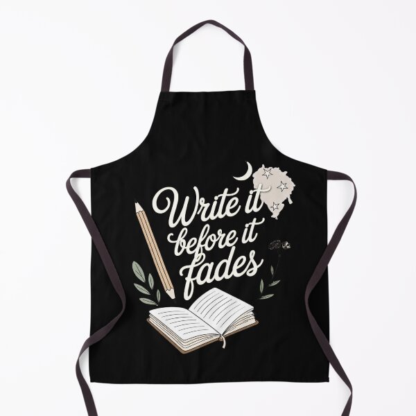 Item preview, Write it down before it fades away. Quote design for writers and journals. Dark background designed and sold by FusiTink.