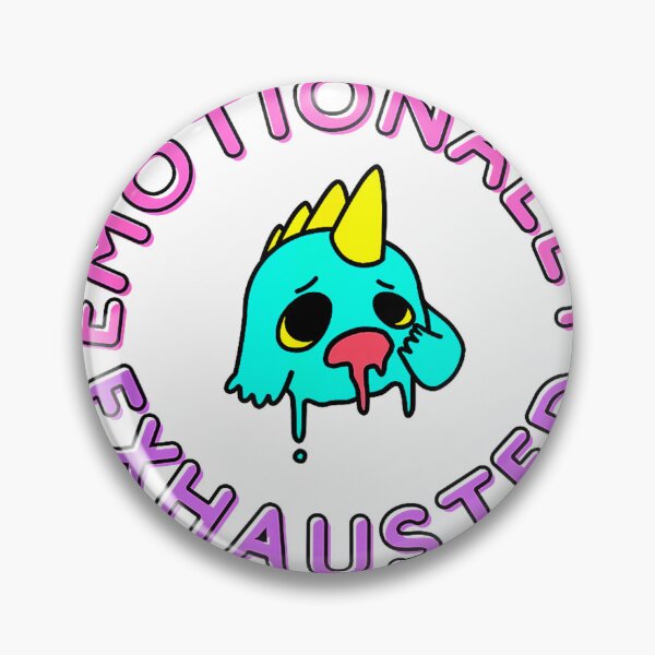 Item preview, Emotionally Exhausted, Overthinking Emotional Support T-Shirt designed and sold by gidget-gadget.