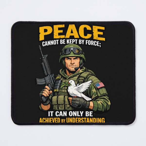 Item preview, Peace Achieved by Understanding Soldier Dove Design designed and sold by Tsugraf Designs.
