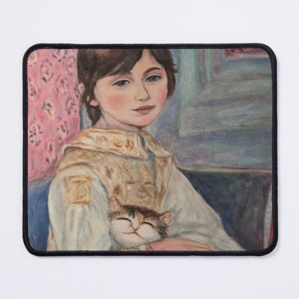 Item preview, Girl with Cat (altered master copy) designed and sold by DSCollomArt.