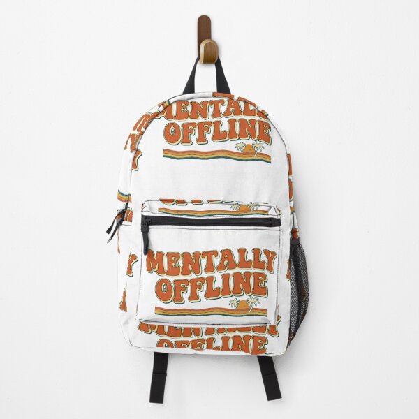 Item preview, Mentally Offline Retro 70s Distressed Style T-Shirt designed and sold by AidaAviles.