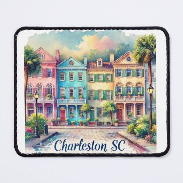 Item preview, Charleston South Carolina Rainbow Row designed and sold by SalterDesigns.