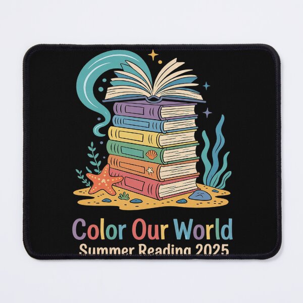 Item preview, Color Our World Summer Reading 2025 Flower Beach Book Lover designed and sold by VanguardSkull.