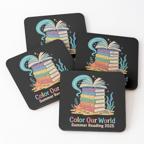 Item preview, Color Our World Summer Reading 2025 Flower Beach Book Lover designed and sold by VanguardSkull.