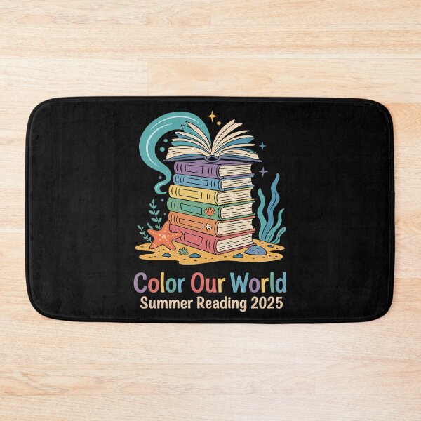Item preview, Color Our World Summer Reading 2025 Flower Beach Book Lover designed and sold by VanguardSkull.