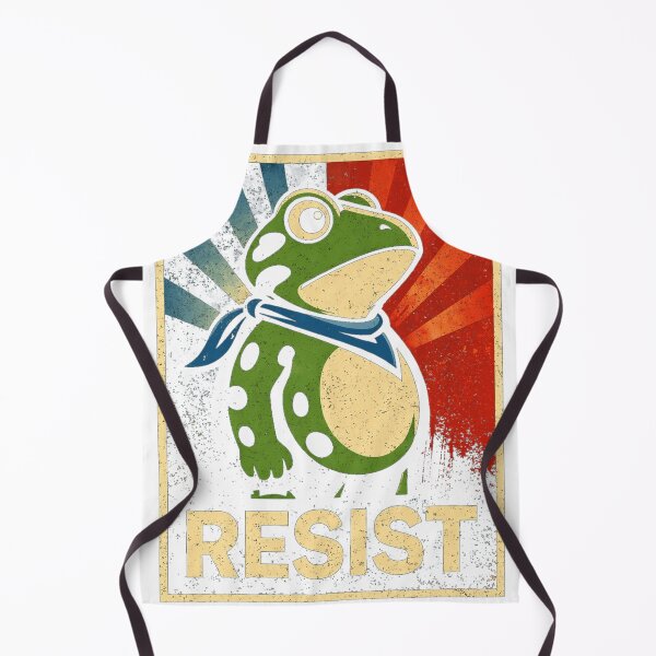 Item preview, Resist Frog Poster Style Retro Amphibian Activist Art designed and sold by MiALopezArt.