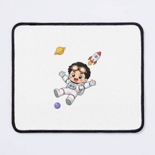Item preview, KOREA HAENAM - Cute Chibi Astronaut Space Sticker designed and sold by KOREA-HAENAM.