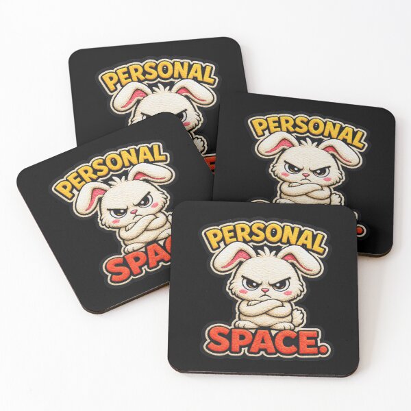 Item preview, Personal Space Funny Bunny designed and sold by IGLCreative.