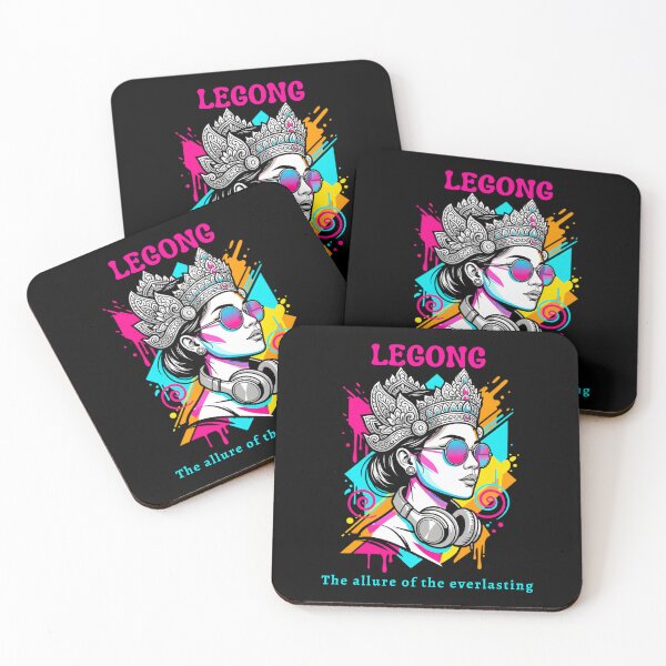 Item preview, Legong Dance Modern Streetwear | Neon Balinese Culture Art designed and sold by Khanz4Design.