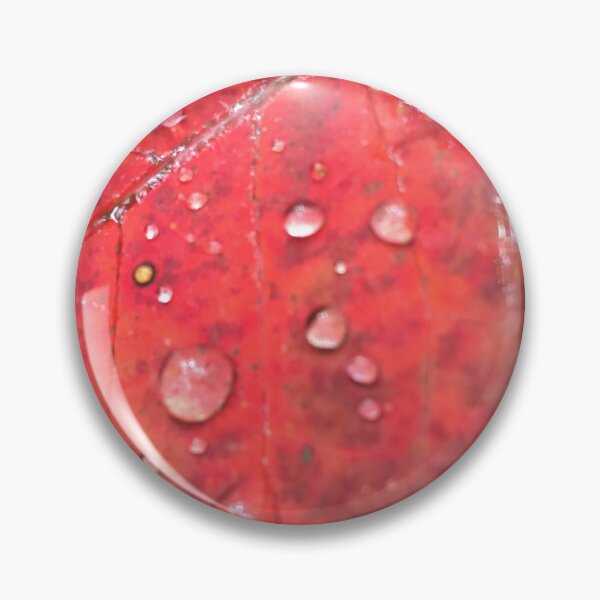 Item preview, Red leaf raindrops designed and sold by thegindielady.