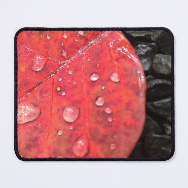 Item preview, Red leaf raindrops designed and sold by thegindielady.