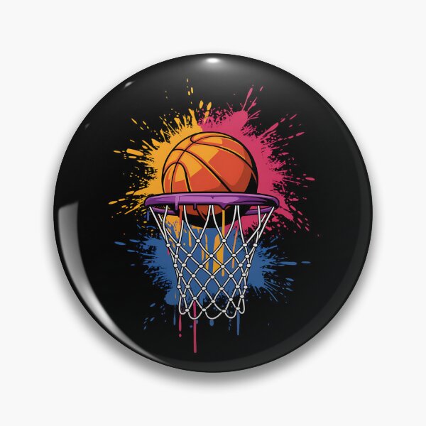 Artikelvorschau, Buntes Basketball-Farbspektakel-Netz Slam Dunk Sport entworfen und verkauft von DotDedi.