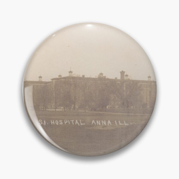 Item preview, Anna State Hospital Original Vintage Postcard – S.I. Hospital Anna Ill. designed and sold by GhostlyWorld.