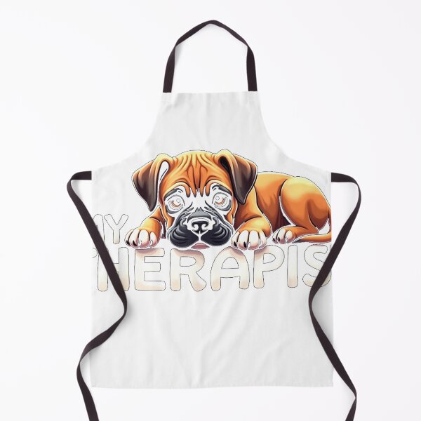 Artikelvorschau, Lustiges Boxwelpen-T-Shirt „Mein Therapeut“ entworfen und verkauft von SubStudio97.