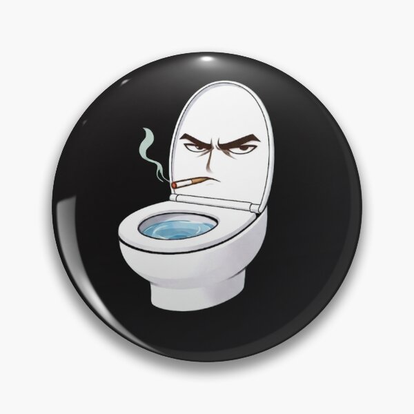 Item preview, Benkees Buster - Grumpy Toilet Man Illustration designed and sold by ApexAngelCom.