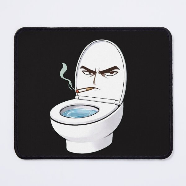 Item preview, Benkees Buster - Grumpy Toilet Man Illustration designed and sold by ApexAngelCom.