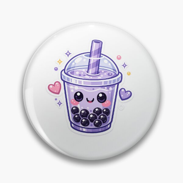 Item preview, Boba Tea Sticker | Cute Kawaii Bubble Tea Aesthetic designed and sold by CutePrintCorner.