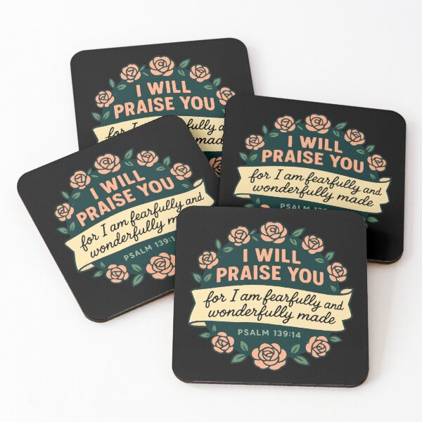 Item preview, Psalm 139:14 I Will Praise You For I Am Fearfully And Wonderfully Made designed and sold by plushism.